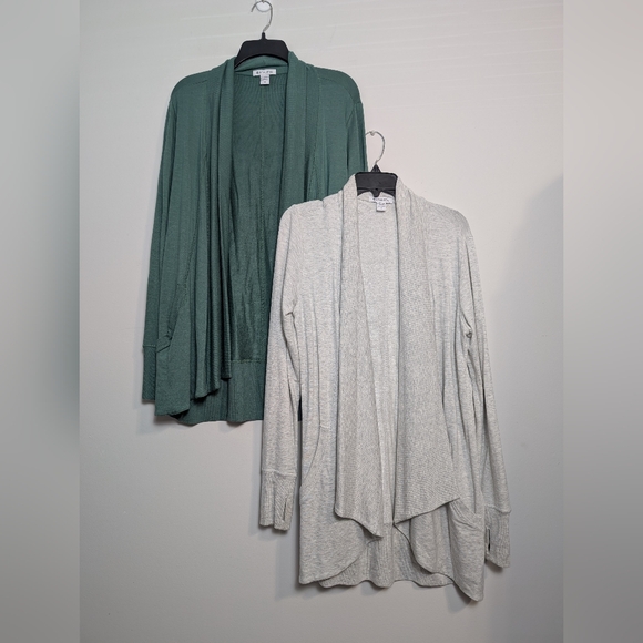 Athleta Pranayama CardiganBundle Soft Modal Wrap Green Gray Sz M,All Products : American Fashion Style Bags On Sale